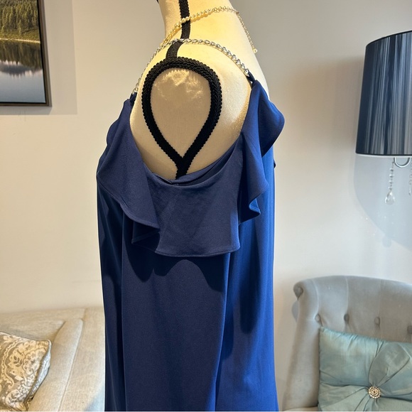 Michael Kors size S blue top - Picture 6 of 9